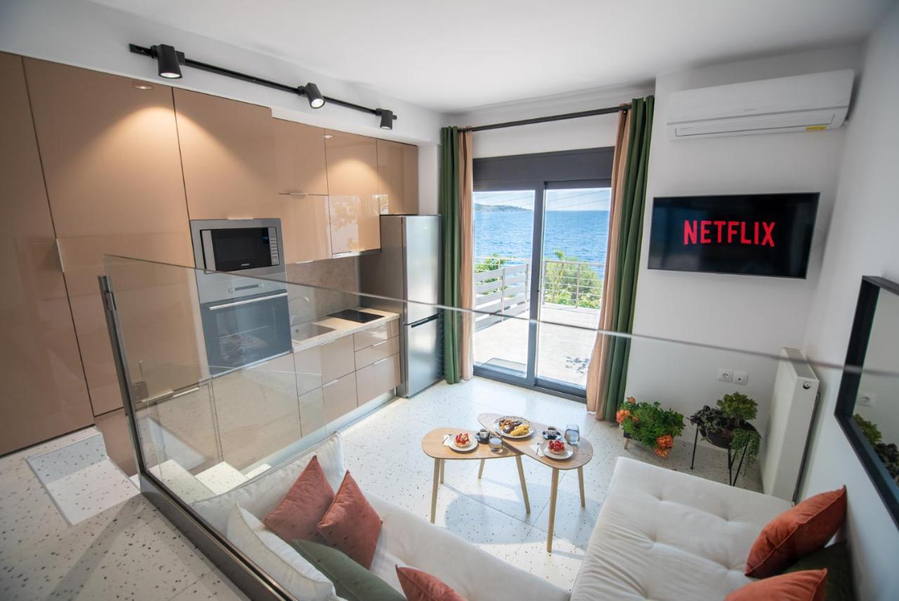 Anemos Seaside Apartment 新马尔马拉斯 外观 照片